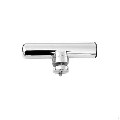 Clamp On Stainless Steel Fishing Rod Holder Durable Degrees Boat Accessories Rotatable Bracket