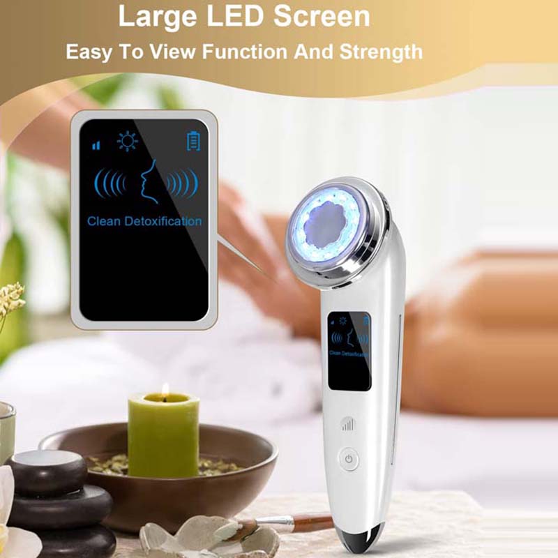 2025 Newest Handheld Multi-function Beauty Skin Care Cleaning Face Massage Rejuvenation Beauty Device