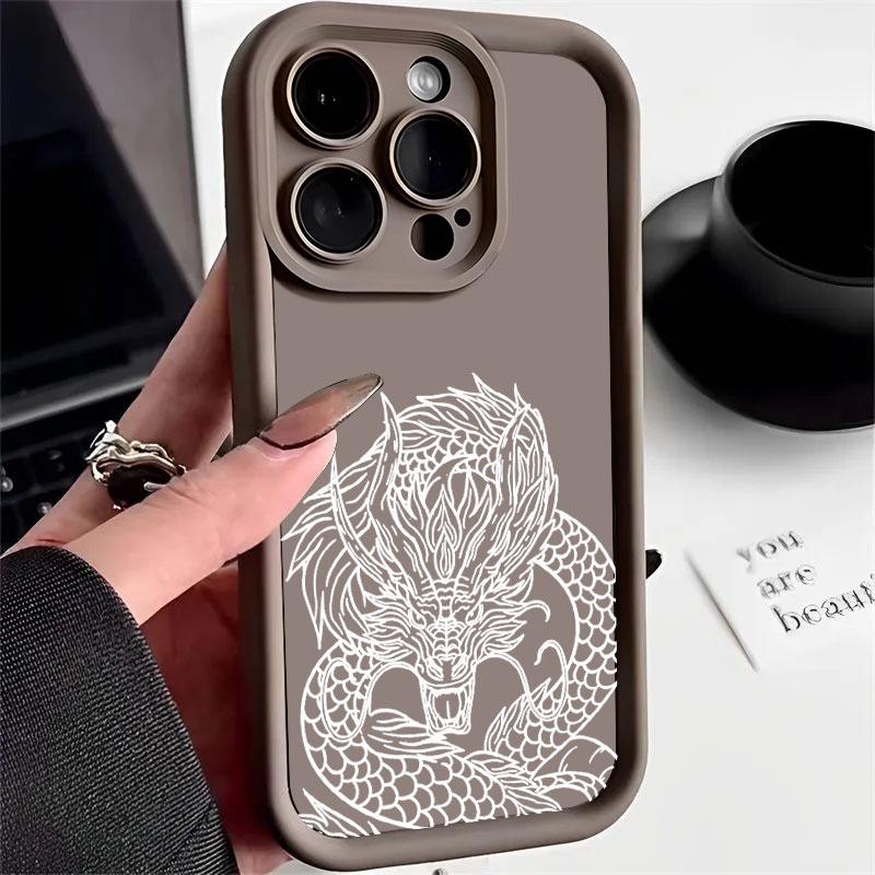 

For Google Pixel 9 Pro XL 8A 7A Pixel 8 7 Pro Case Silicone Soft Protect Cover Chinese Orient God Dragon Pattern Phone Case Google Pixel 8a