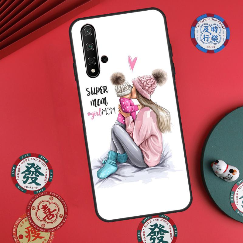 

Baby Mother Brown Girl Family For Huawei Nova Y73 Y72 Y90 Y70 Y60 Y91 Y61 12s 12i 11i 8i 9 10 SE P40 Lite P60 P30 Pro Case Huawei Nova 8i