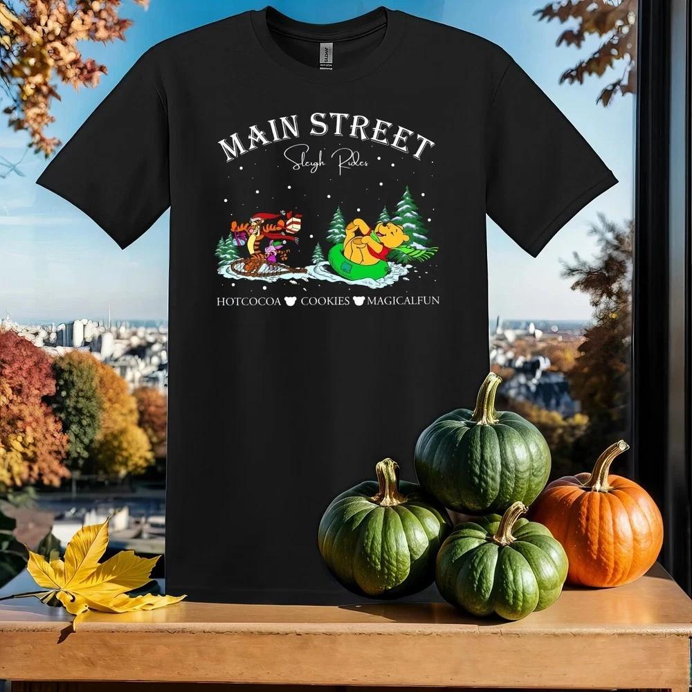 Main Street Pooh Tshirt Unisex Unisex Unisex 2025 S