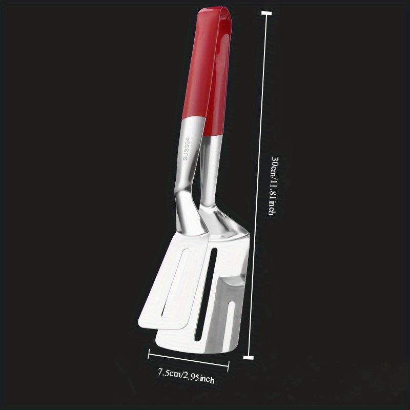 Velká nerezová lopata 304 se steakovou sponou a zesílenou grilovací špachtlí na vaření ryb