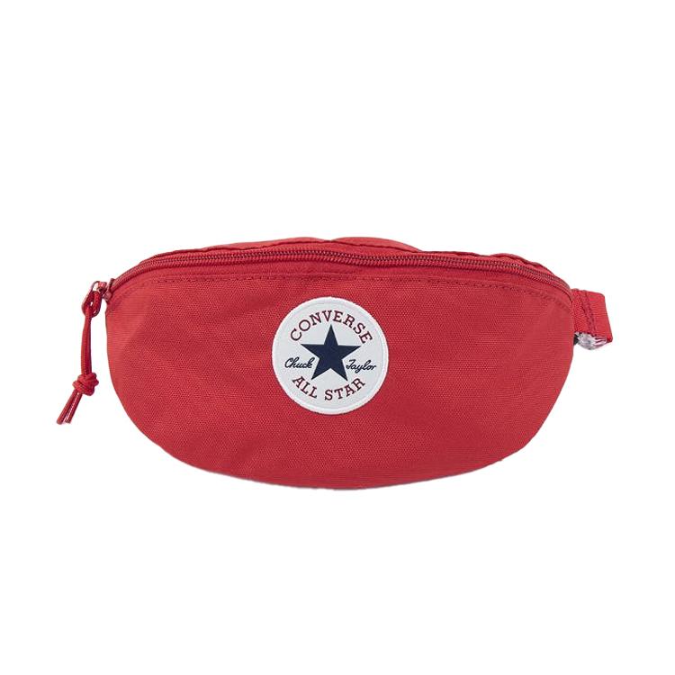 

New Converse Polyester One Shoulder Crossbody Fanny Pack Regular Unisex True Red 10019907-A06 22.6*8.4*12.4CM