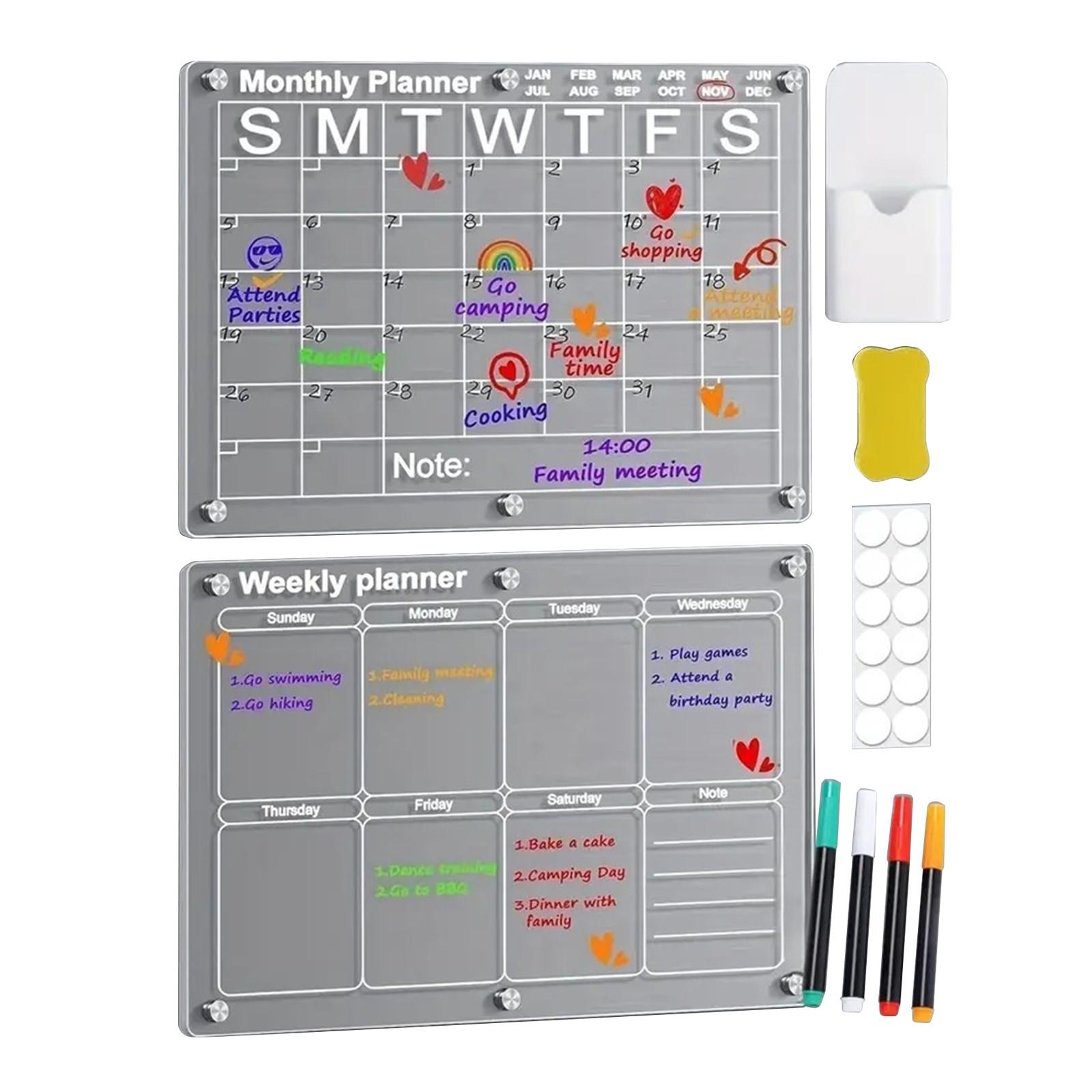 

100 мл маркер ручка + календарь на холодильник - магнитный календарь на холодильник - акриловый календарь на холодильник - магнитный календарь на холодильник