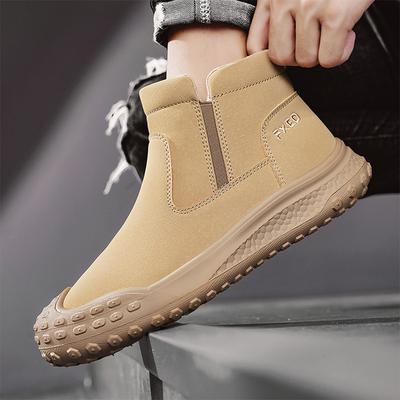 Mode Herren Stiefeletten Slipper Herren Freizeitschuhe Atmungsaktiv Leicht Herren Walking Sneakers Rutschfest Arbeitsstiefel Weiche Slipper