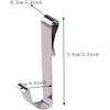 20 Pack Stainless Steel J Shaped Hook, Hanging Sink Grid Hook, Wire Rack Hook, Kitchen, Bedroom, Office, Wire Shelf