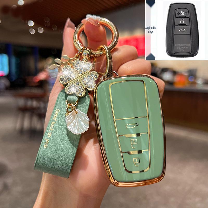 

Key Cover for Toyota: Fits 23 Models Including Highlander, 8th Gen Camry, Asia Dragon, RAV4, Rongfang, and CHR.