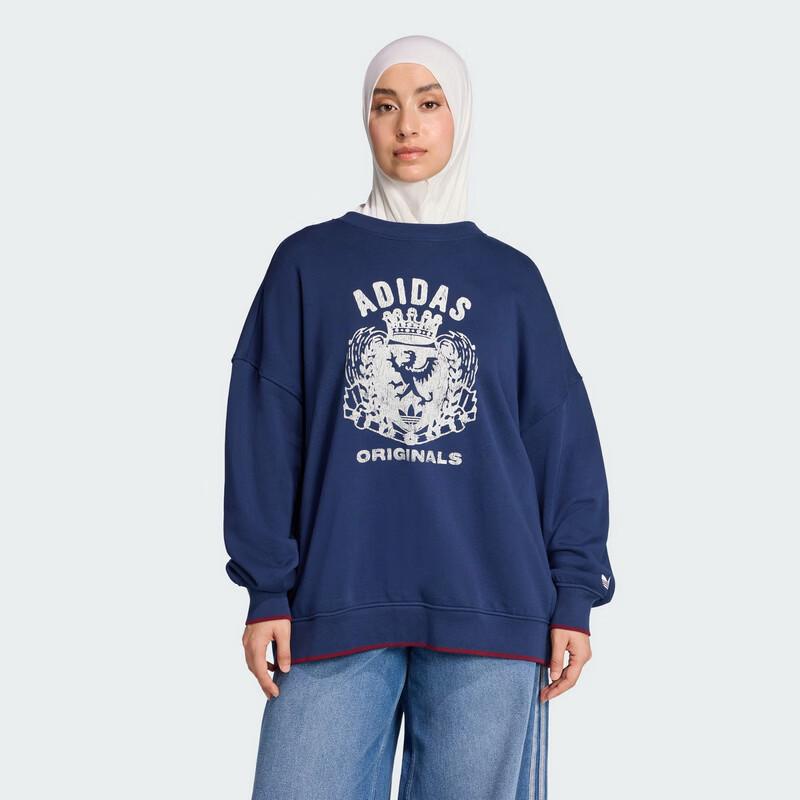 Adidas Women s JW6051 Crew Neck Sweatshirt A/XS