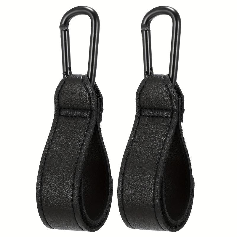 1/2 stk Barnevognkroker for Vesker PU Lær Universell Klatrespenne Vognorganisator Bleieveskehenger Barnevognstilbehør