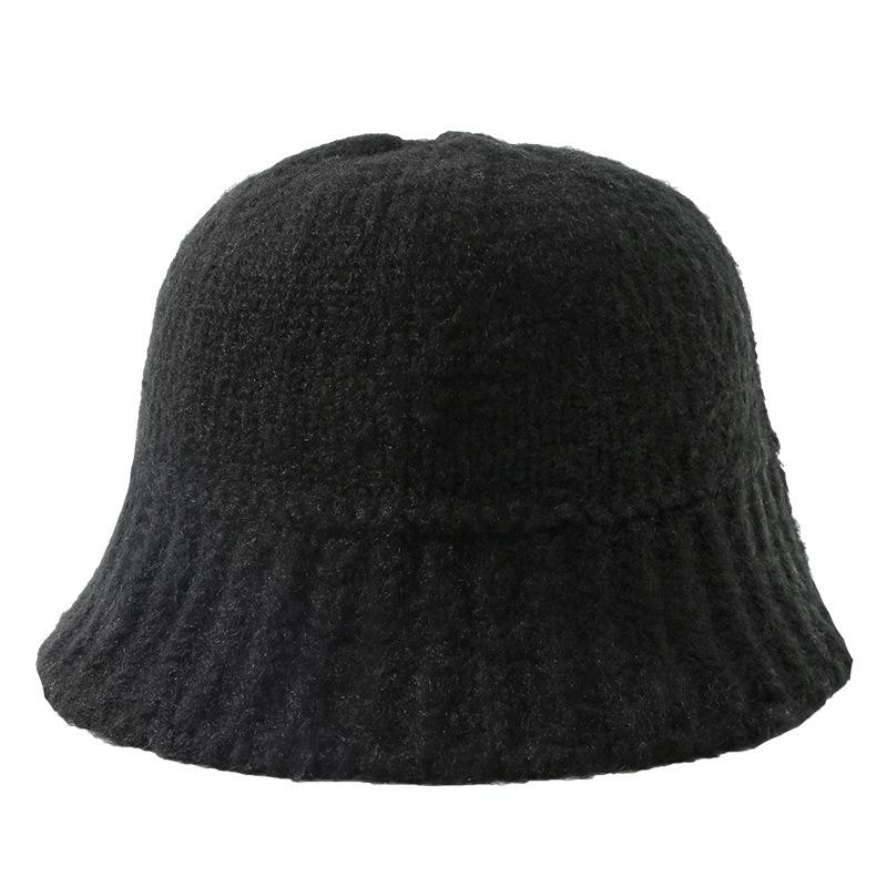 Maillard Autumn and Winter Hat Women's Korean Version Versatile Woolen Fisherman Hat Korea Dongdaemun Same Style Warm Knitted Hat