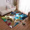 "Colorful Anime Cartoon Characters Carpet for Living Room Decor" Suitable for Use As an Anti-slip for Living Room Bedroom Sofas