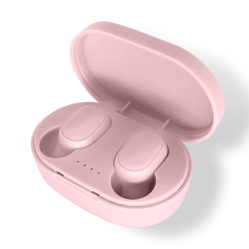 

Headphones Bluetooth Wireless Earphones Bass Earbuds Mobile Phone Accessories розовый