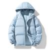 Down Boys' Winter New Loose Warm Couple Hong Kong Style Thickened Hooded Bread Jacket Trendy Padded Clothes
