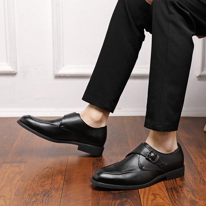 Men Dress Shoes Fashion trend designer styl  Hot selling Mens Casual  Luxury Brand Versatile black brown shoes Plus Size 38-48