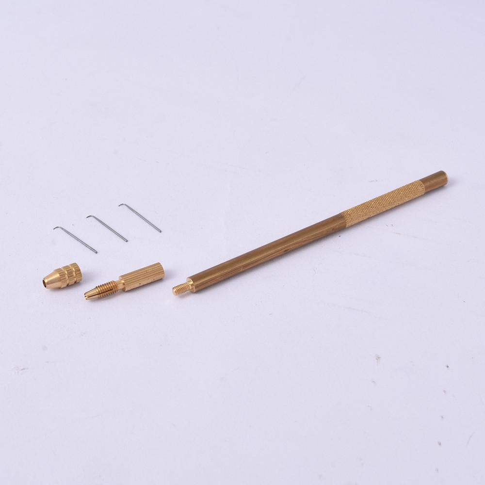 Korean Copper Handle Hair Extension Crochet Hook for Hair Weaving