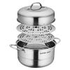 Supor 26cm Edelstahl Doppelschichtdampfgarer