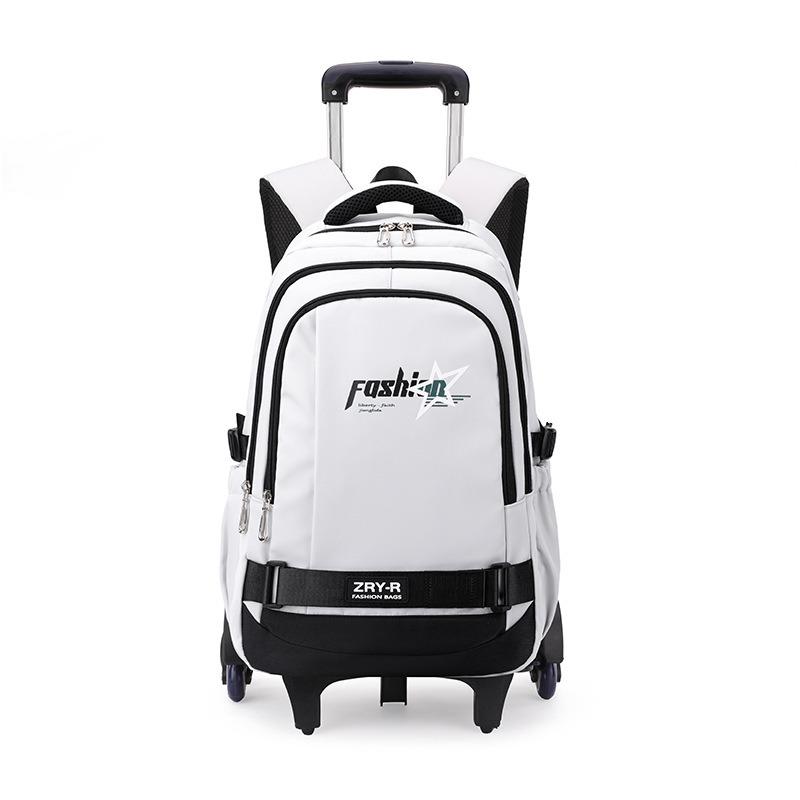 School Bag Roller Student Backpack 6 Wheels ZRY5203