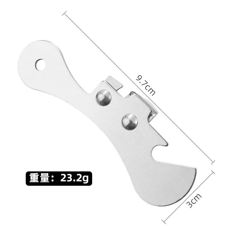 Can Opener Adjustable Stainless Steel Non-Slip Multifunction Manual Jar Bottle Bottle Lid Opener Gadget Home Gadgets Accessories