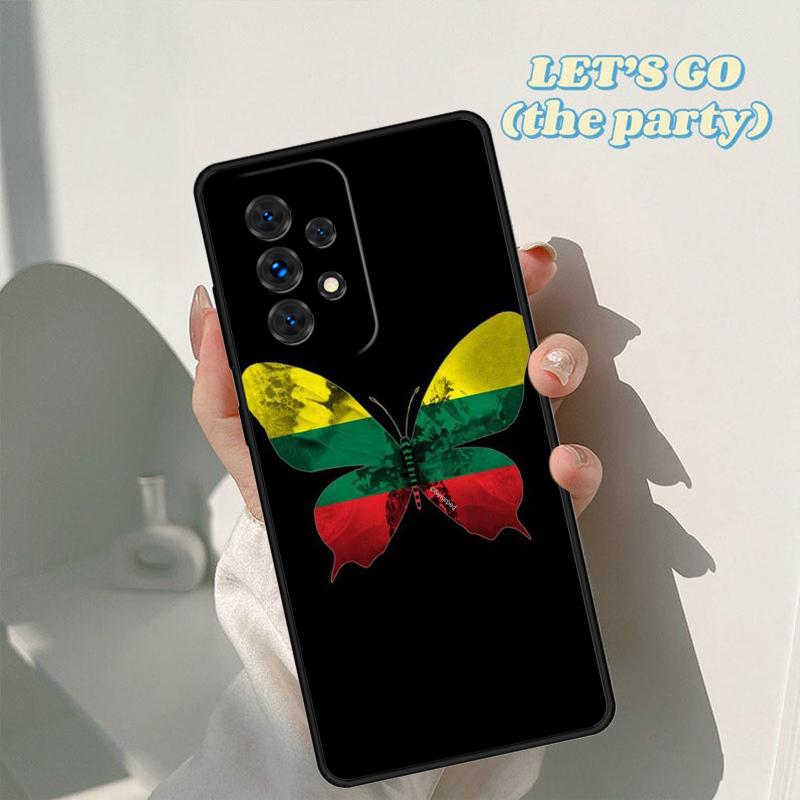 Lithuania Flag Lithuanian Phone Case For Samsung Galaxy A42 A31 A40 A51 A71 A32 A80 A91 A52 A72 A20e A21S A50 A70 A11 A12 Cover