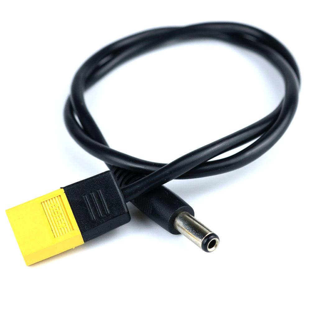 XT60 To DC5525/5521 Cable for TS100/T12 Soldering Iron Battery Connection