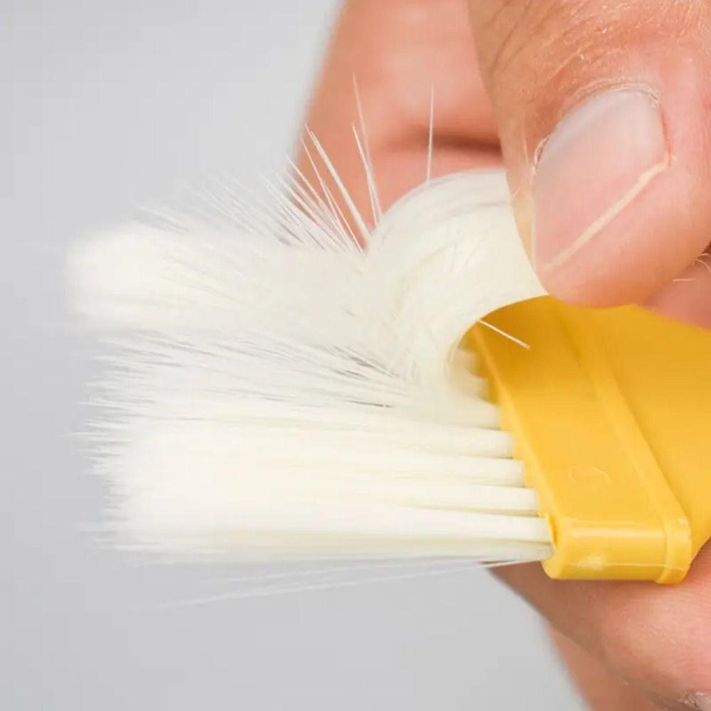 Plastic BBQ Oil Brush Yellow Barbecue Basting Brush Cooking Tools Pastry Brush Kitchen