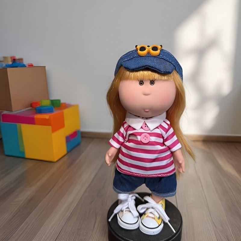 1 Juego de Juguete de Regalo de Cumpleaños 24 cm Muñeca de Patata Española Vestido Lindo Sombrero Ropa Accesorios Para Pequeño Tiempo de Juego
