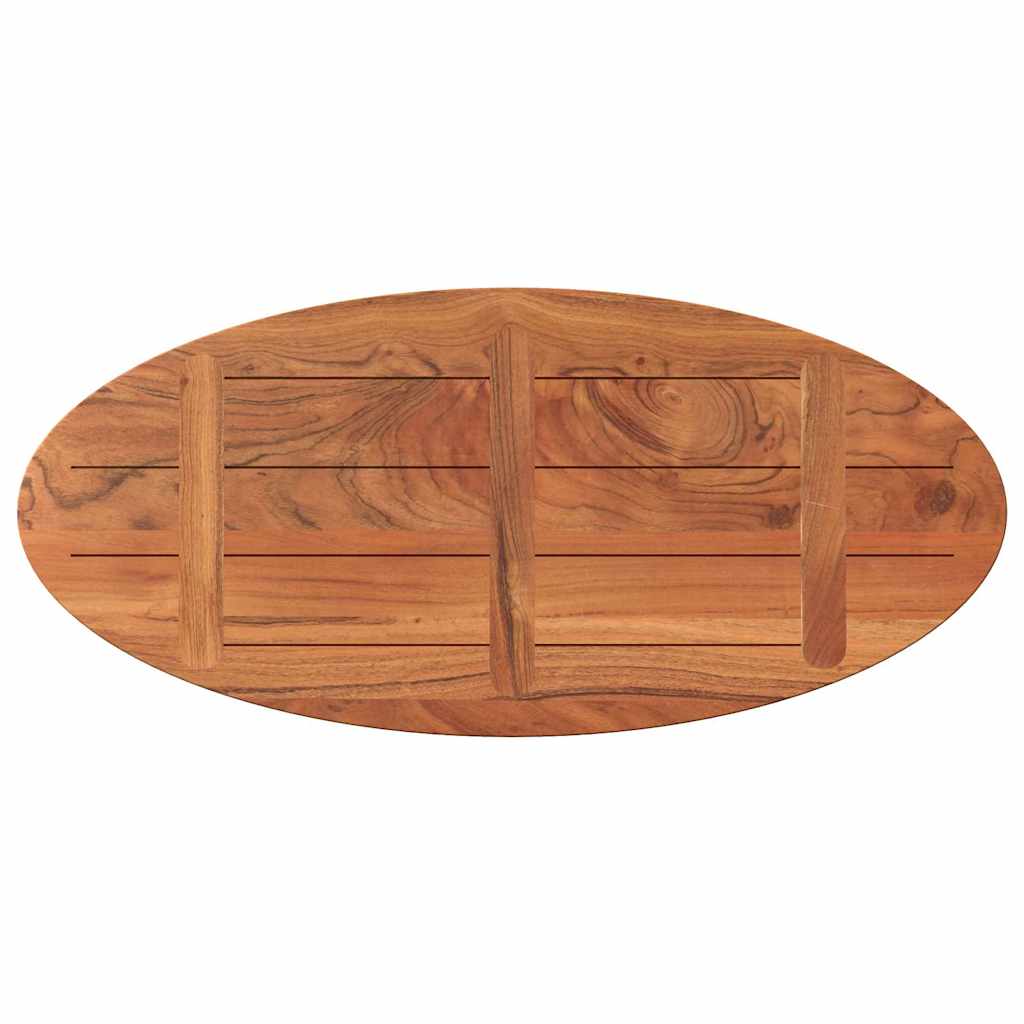 Vidaxl Blat Do Stołu, 100X40X3,8 Cm, Owalny, Lite Drewno Akacjowe