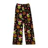 Women's Christmas Print Plush Pants Cozy Casual Pajama Bottoms for Holiday