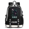 Jujutsu Kaisen Druck Schülerrucksack Lässiger Anime Tagesrucksack für Jungen Mädchen Schultasche Leicht
