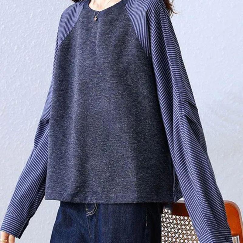 Tops for Women Pullover Long Sleeve Round-neck   Autumn Winter  Warm Slim Thickened  Top