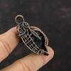Black Tourmaline Rough Pendant Copper Wire Wrapped Pendant Gemstone Jewelry Handmade Unique Design Pendant Copper Wire Jewelry Gift For Wife