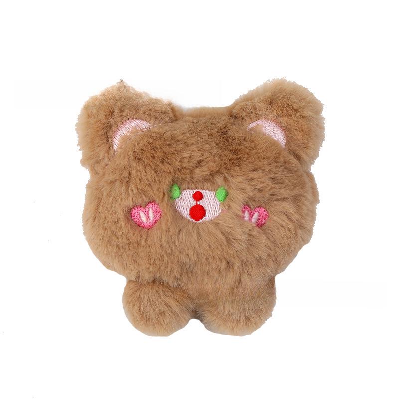 Cartoon Bear Brooch: Bag Charm, Headdress, Earmuffs, Shoes & Accessories