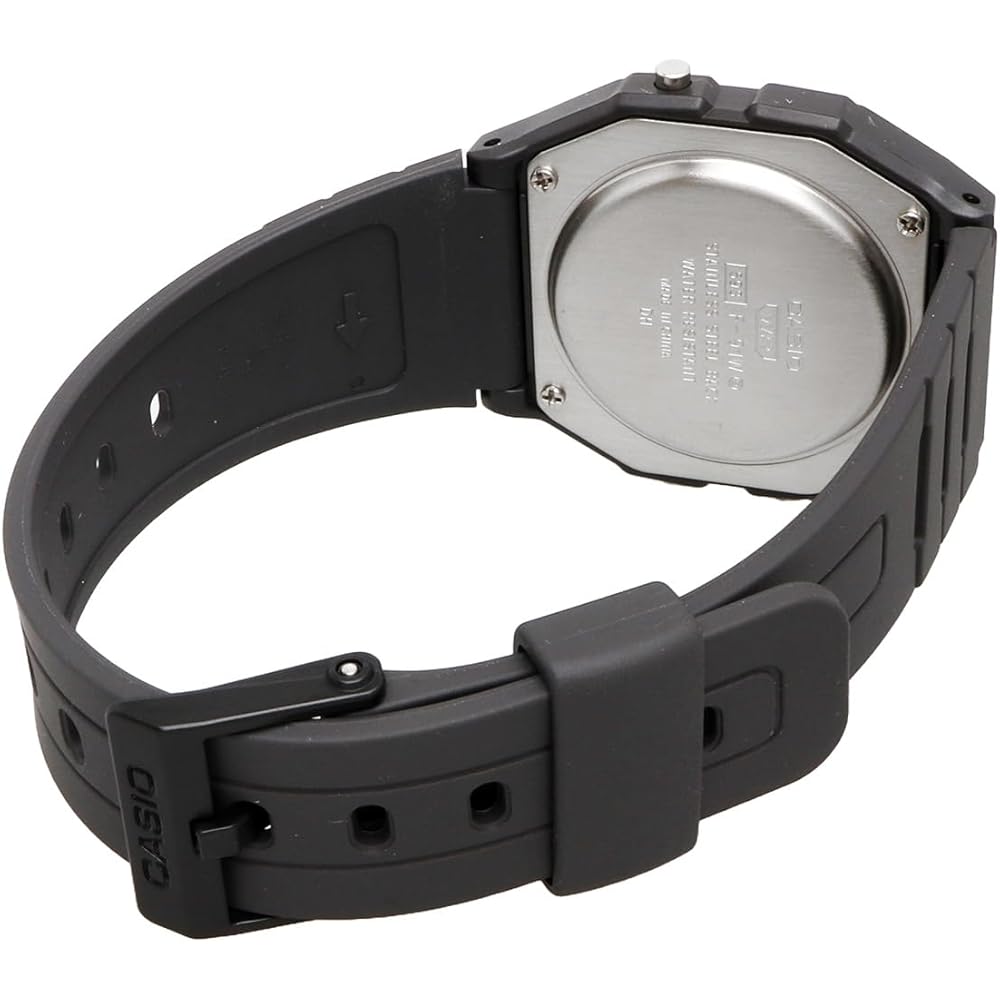 Casio F-91WB-8A Unisex Digital Watch Biomass Plastic Band Dark Gray