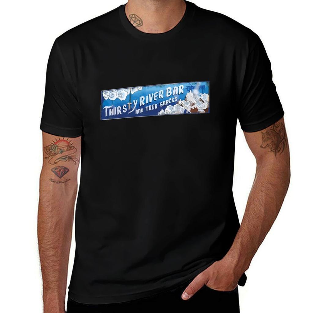 Thirsty River Bar And Trek Snacks Tshirt T Shirts For Unisex Graphic Tees Tshirt
