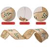 New Gold Christmas Bow Ribbon DIY Elegant Fabric Swirl Ribbon Atmosphere Layout Christmas Tree Ribbon Xmas Gift
