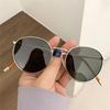 Stylish Eyeglasses Fishing Metal Frames Shades Round Sun Eyeglasses Women's Eyewear Vintage Female Male Sunglasses UV400 Gafas De Sol
