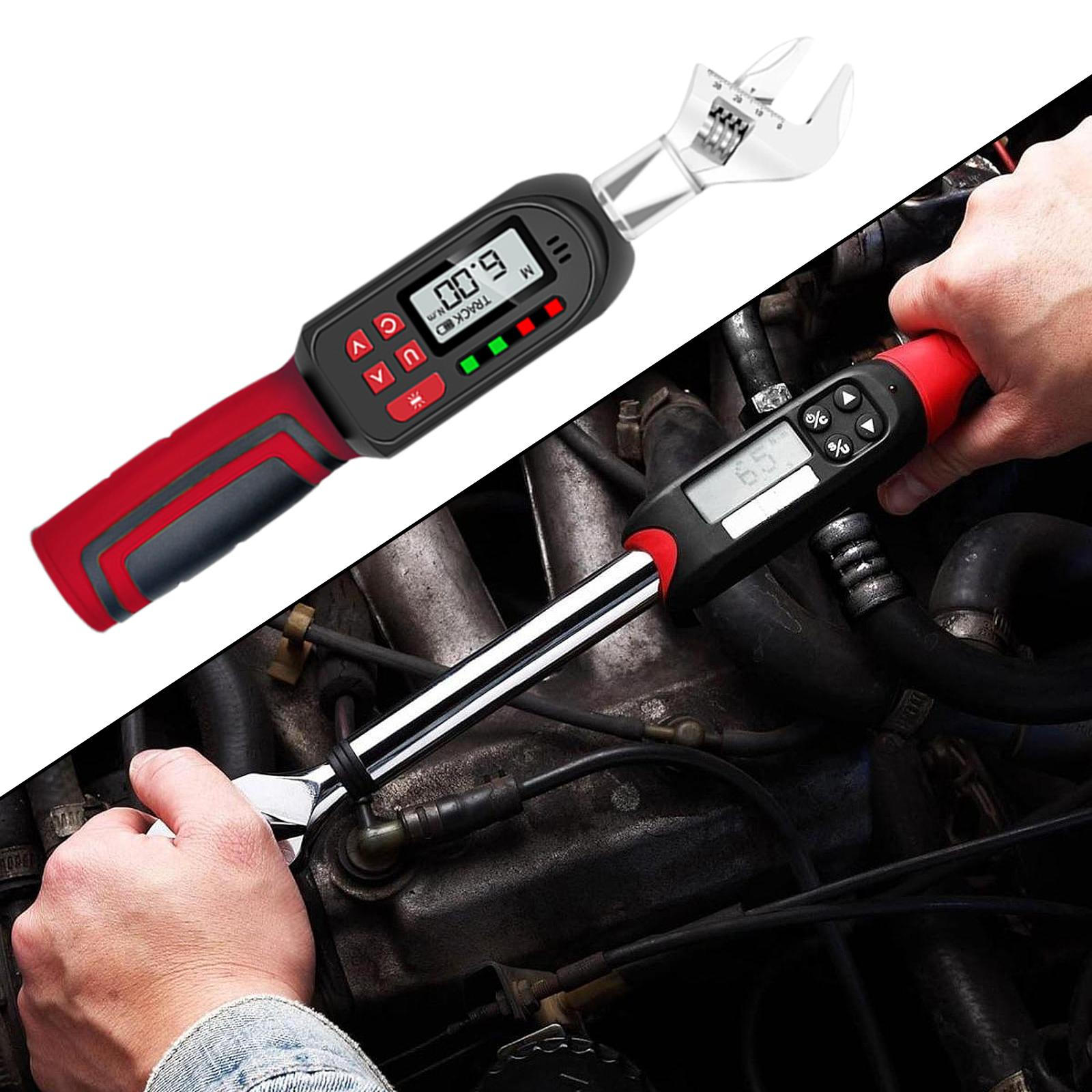 

Компактный цифровой динамометрический ключ с регулируемыми функциями и светодиодом Total length 30cm