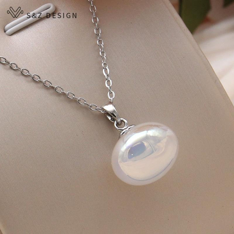 

Модные цветные бусины кулон ожерелье для женщин свадьба розовое золото цвет ключицы цепочка ювелирные изделия подарок