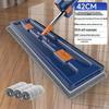 Lazy Dual-Use Flat Mop 2025 - Wet/Dry, Hand-Free, Super Absorbent Cleaner