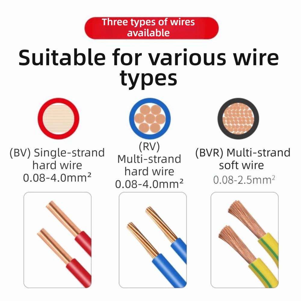 Electrical Connectors Spliceable High Power Splitter Brass Reusable Wire Connector Quick Terminal Block Electrical