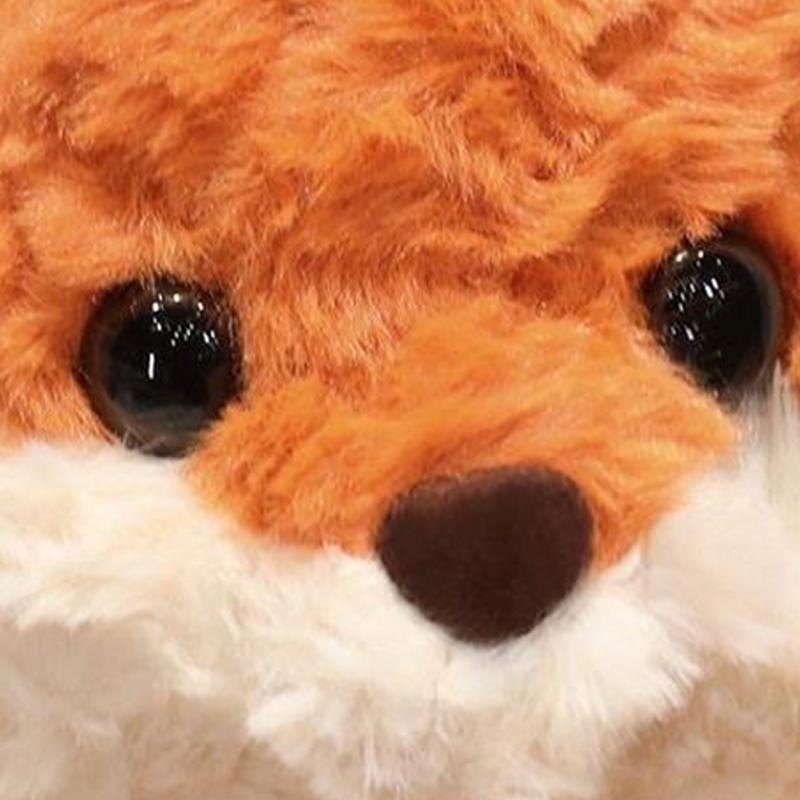 35Cm Cute Fluffy Fox Plush Toy Soft Cartoon Orange Foxes Stuffed Doll Baby Appease Children Birthday Gift