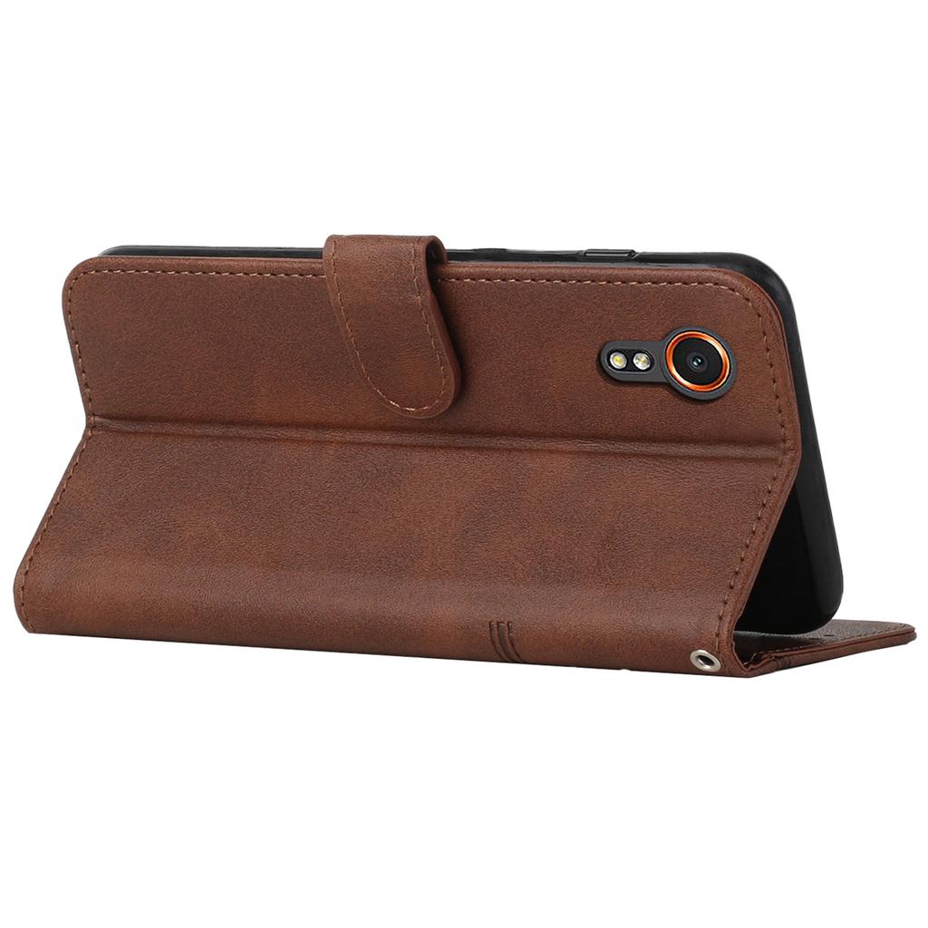 Wholesale PU Leather Cases for Samsung Galaxy Xcover7 Phone Stand Cover All-Round Protection Phone Shell