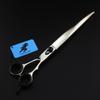 VG10 10-inch Pet Scissors, Bright Hand Type, Curved Scissors, Pet Beauty Scissors, Professional Grade for Foreign Trade Goods, Free Leather Bag.