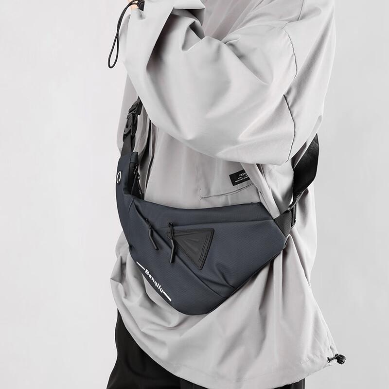 Men s Multi-Layer Sling Chest Bag