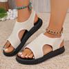 Fashion Women Shoes Summer Beach Wedge Sandals Women 2025 Comfort Casual Sport Sandals Women Platform Trend Roman Sandals Plus Size