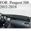Car Dash Mat Dashmat Dashboard Mat Cover Sun Shade Dash Board Cover Carpet  Accessories FOR  Peugeot 508 2011-2018