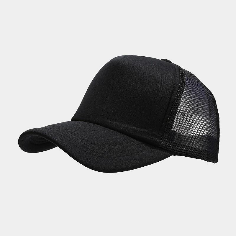 Baseball caps men's and women's outdoor sports sunscreen sun caps splicing two-color truck driver hats wholesale