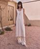 General Idea Temperature Cut Cool U-Neck Maxi Knit Dress [Ivory] / Gf2Lop512