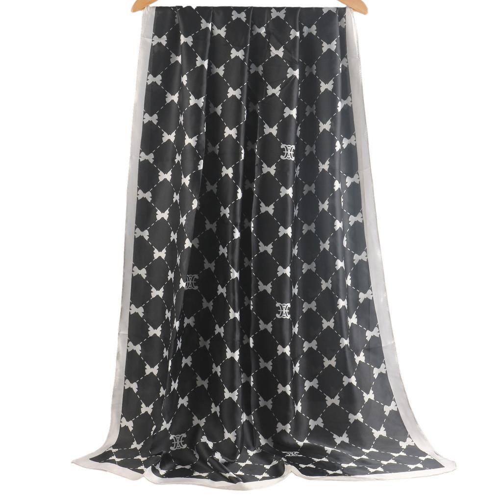 Bohemian Faux Silk Shawl With Sun Protection For Summer And Winter Fashion 01