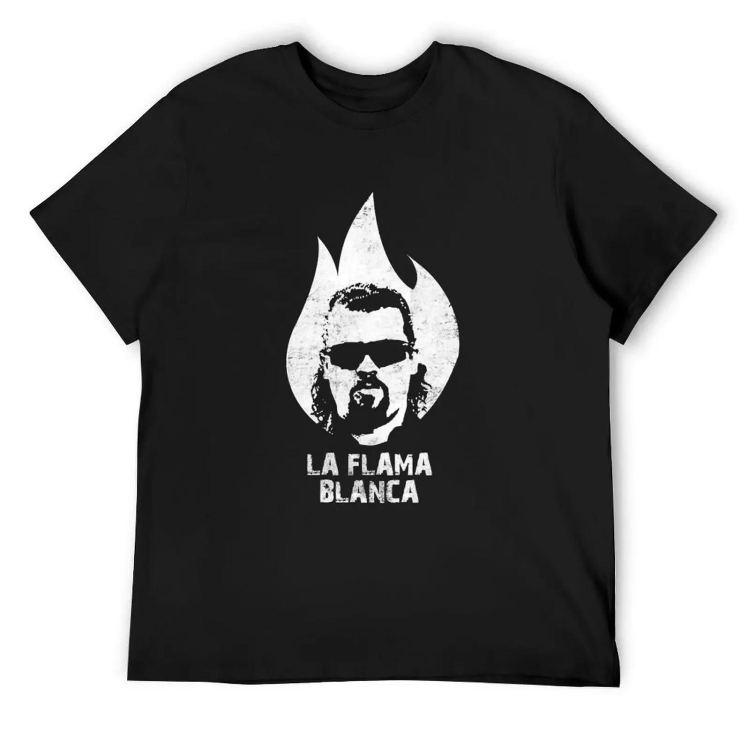 La Flama Blanca T-Shirt Funny t-shirts Funny t-shirt man clothes tshirts for men S